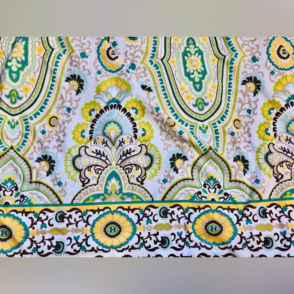 Intelligent Design Ellie Full/Queen Duvet Cover Reversible Turquoise Floral Meda